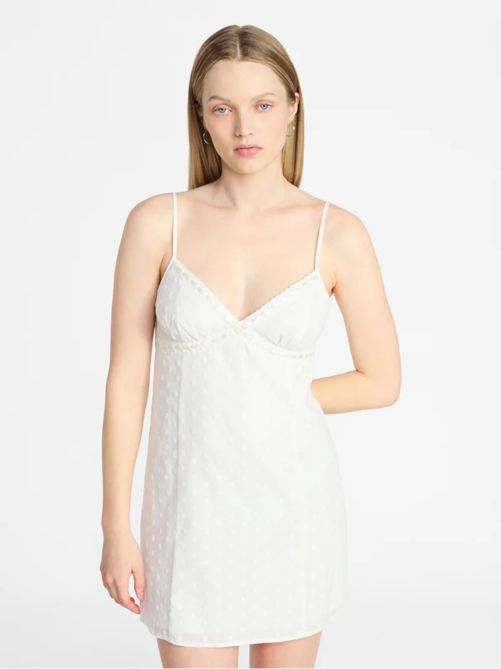 White A-Line Mini Dress